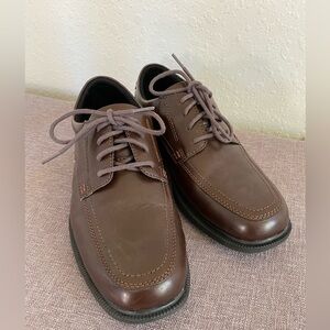 Nunn Bush Comfort Gel Men’s Dress Shoe Leather Oxfords Sz 9.5 Brown